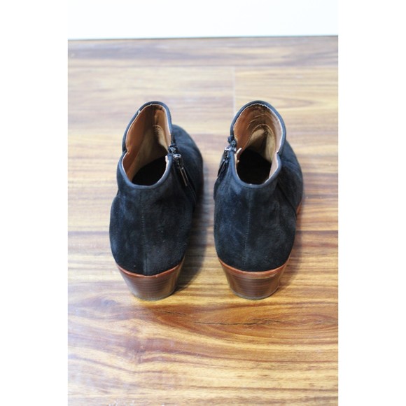 Sam Edelman Black Suede Petty Booties Size 6.5 - Picture 6 of 6